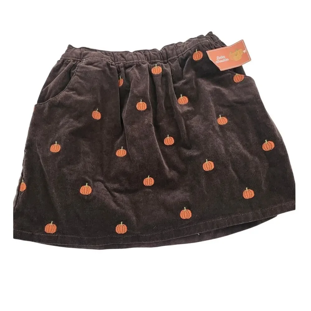 7 New Gymboree pumpkin skort